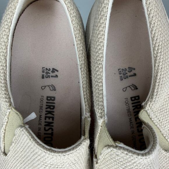Birkenstock Oswego Sandcastle Canvas Slip-On Loafer EU 41 W10-10.5 M8-8.5 - Picture 6 of 9
